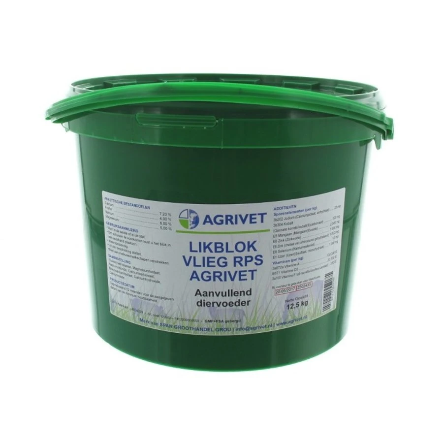 Agrivet Vliegenblok Emmer RPS 12,5kg 1 Agrivet Vliegenblok Emmer RPS 12,5kg