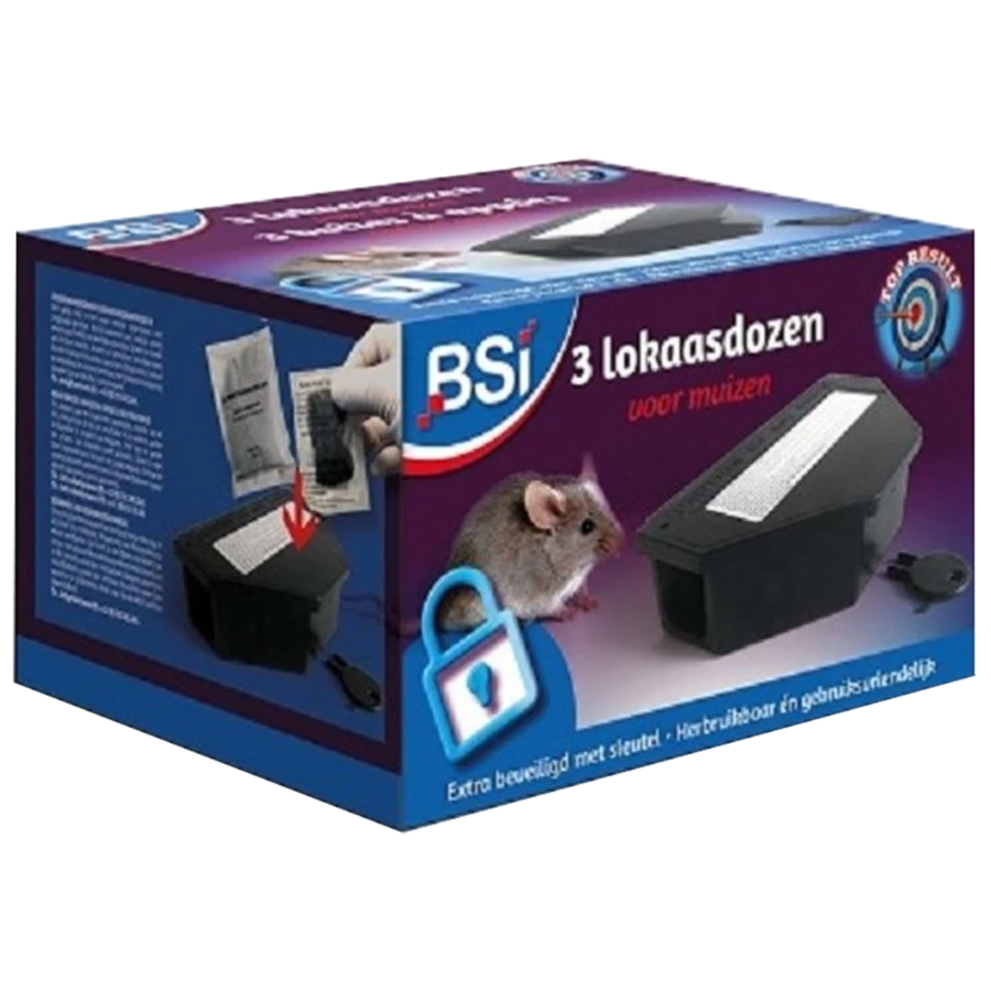 BSI Muizen Lokaasdozen 3st 1 BSI Muizen Lokaasdozen 3st