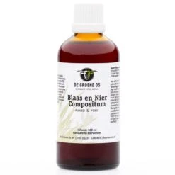 De Groene Os Blaas & Nier Compositum Paard & Pony 100ml