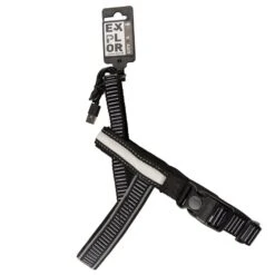 Duvo+ City Paris Harnas Led Nylon Zwart