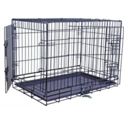 Junai.nl Draadkooi 2-Deurs Zwart