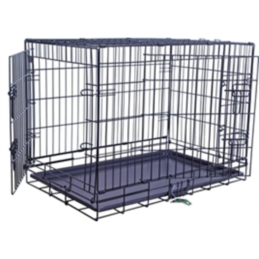 Junai.nl Draadkooi 2-Deurs Zwart 1 Junai.nl Draadkooi 2-Deurs Zwart