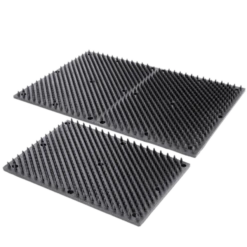 Kerbl Borstelmat Voor Paard, Kalf, Geit Zwart (L40xB30cm)