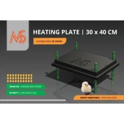 MS Broedmachines Warmteplaat Voor Kuikens 30 X 40 Cm -Excellent || Trixie Winkel ms broedmachines warmteplaat voor kuikens 30 x 40 2