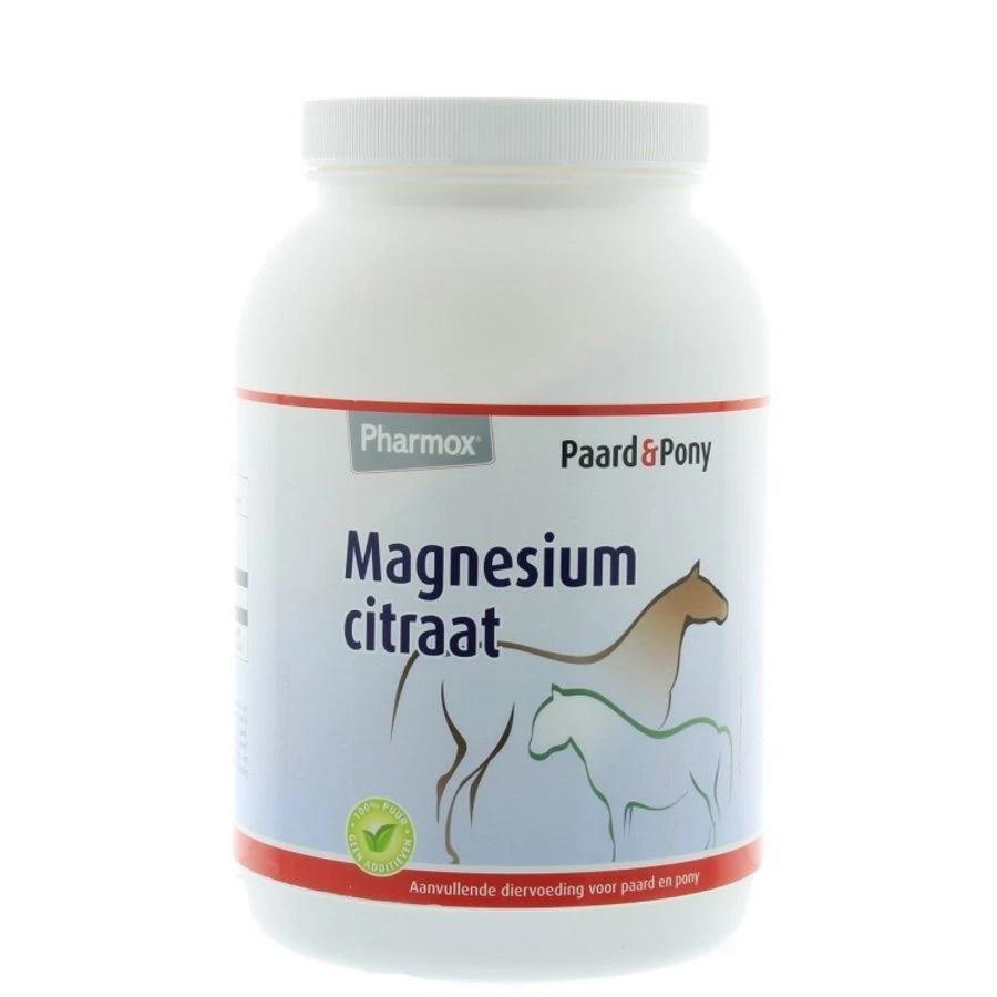Pharmox Magnesiumcitraat Dr.horse 1500gr 1 Pharmox Magnesiumcitraat Dr.horse 1500gr