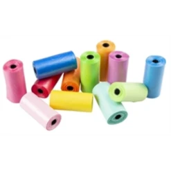 Poopi-Dog Poepzakjes Regenboog Kleuren 12 X 15 St