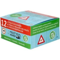 Super Ninja Fruitvliegenvangers 12 Stuks