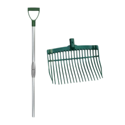 Vplast Mestvork Kunststof Zwart Met Aluminium Steel -Excellent || Trixie Winkel vplast mestvork kunststof zwart met aluminium stee 2