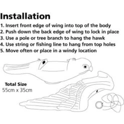 Whites Hanging Hawk Vogelverjager 5 Whites Hanging Hawk Vogelverjager -Excellent || Trixie Winkel whites hanging hawk vogelverjager 2